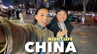 Inside a Local Neighborhood in China  - Night Life Vibe