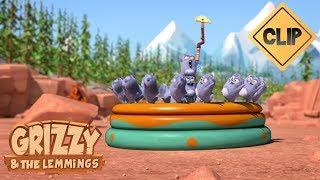 Grizzy & the Lemmings do the rain dance ! - Grizzy & les Lemmings
