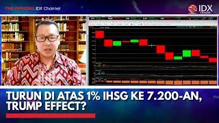 Turun di Atas 1% IHSG ke 7.200-an, Trump Effect? | IDX CHANNEL