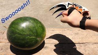 WATERMELON vs CSGO KARAMBIT CLAWS