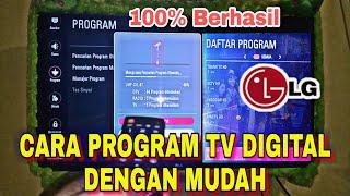 Cara Mudah Setting Mencari Siaran TV DIGITAL di TV LG Tanpa Set Top Box STB