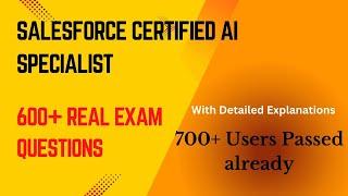 Salesforce Certified AI Specialist Exam Questions & Dumps 2024