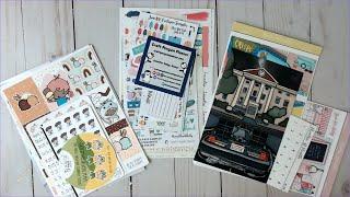 Planner Sticker Haul | June TPC ft. ThePennyPages, CraftPenguinPlanner & Avalon&Ninth| Teresa Plans