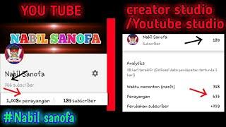 Kok gini yah? , Perbedaan youtube dan Creator studio