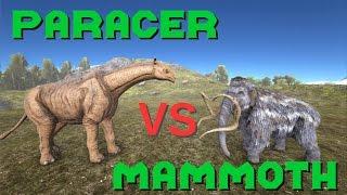 Paracer VS Mammoth || ARK: Survival Evolved