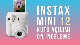 Instax Mini 12 Şipşak Fotoğraf Makinası Kutu Açılımı ve Ön İnceleme