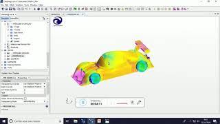 AERO Balance calculation in climbing car; FULL AERO map generation, in CFD part 1