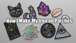 How I Make My Iron on Patches