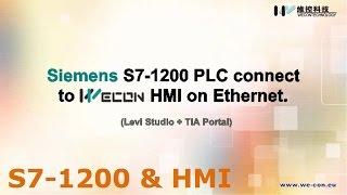 Siemens S7-1200 with We-Con HMI Ethernet connection