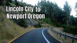 4K Driving Oregon: Lincoln City to Newport via Hwy 101 & Ottercrest Loop