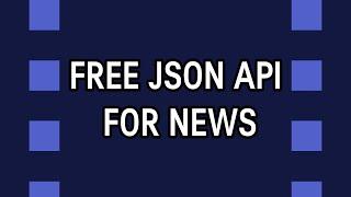 Free JSON API for News and Blog Articles
