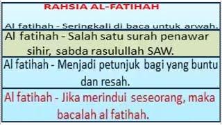 Surat Al Fatihah Sebagai Hadiah