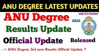 ANU degree results update latest 2022 ANU degree 3rd semester results New update 2022 released