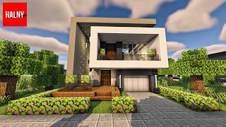 Minecraft realistic modern house - Tutorial