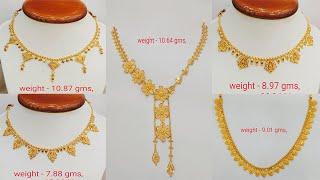 Simple Necklace Designs Below 10 Grams || Shridhi Vlog