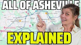 Map TOUR of Asheville NC - Where Should You Live in North Carolina?