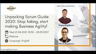 Unpacking Scrum Guide 2020