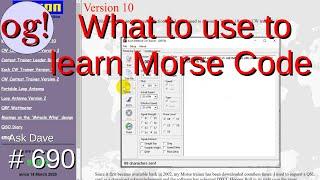 What to use to learn Morse Code? (#690)