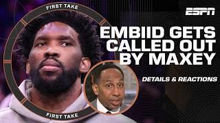 Mad Dog is DONE with Embiid, Stephen A. PRAISES Maxey & Shams DETAILS 76ers' meeting  | First Take