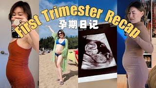 FIRST TRIMESTER VLOG | 4-13 Weeks Symptoms, Spotting, SI Joint Pain, and More Unexpected Moments!