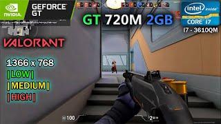 Valorant GT 720M + I7 3610QM Gameplay (2024)// Tested with Lenovo G400S