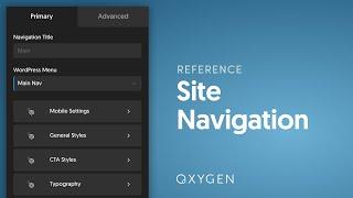 Oxygen's Site Navigation Element: Accessible WordPress Menus Made Easy