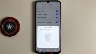 How to enable/disable Raise to wake on Vivo Y97 Android 8