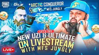 LIVE  Cold Storm Power The Glacier Hammer UZI  | PUBG Mobile Stream