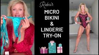 Oh La La | Micro Bikini & Lingerie Try-On with Reba Fitness | SUBSCRIBE HERE to my new channel