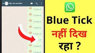 WhatsApp Par Blue Tick Na Aaye To Kya Karen | WhatsApp Blue Tick Kyu Nahi Lag Raha Hai