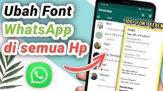 Cara Mengubah Font WhatsApp di Semua Hp Android 100% Berhasil