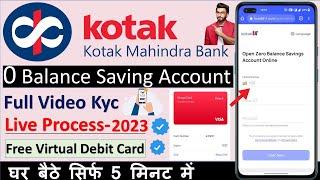 Kotak Bank Zero Balance Account Opening 2023 | Kotak bank account kaise khole | kotak bank video kyc
