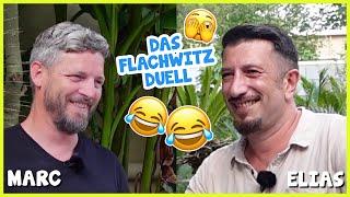 Das Flachwitzduell | Dad Jokes | Marc vs. Elias | Schlechte Witze Challenge |