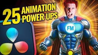 25 Animation Tips, Tricks and Secrets. POWER UP Your Skills | Davinci Resolve Fusion Tutorial