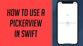 How to use a Picker View in Swift