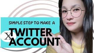 HOW TO CREATE A TWITTER ACCOUNT