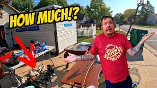 he DIDN'T KNOW what these were WORTH at this YARD SALE!