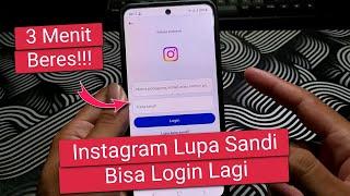 Cara Login Akun Instagram yang Lupa Sandi