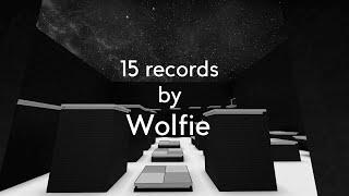 CS:GO BHOP - 15 records by Wolfie (probably cheated)