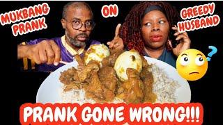 Must Watch! Prank Gone Wrong: Greedy Husband Eats All the Food | African Mukbang
