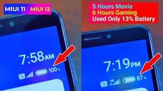 11 Hours Used Only 13% Battery | MIUI 12 Battery Drain Fix | MIUI 12 Battery Drain Problem | MIUI 12