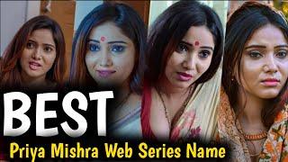 Priya Mishra Web Series All | Priya Mishra Web Series Name