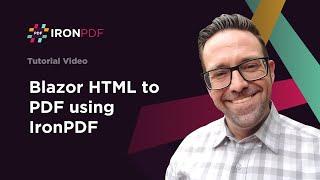 Blazor HTML to PDF using IronPDF