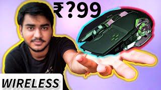 Xmate Zorro Pro Rechargeable Wireless Gaming Mouse Unboxing & Review | 3200 DPI & RGB Under 1000 rs