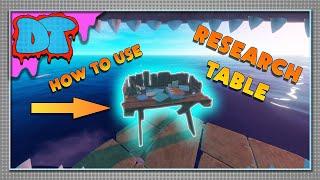 How to use the RESEARCH TABLE - Raft