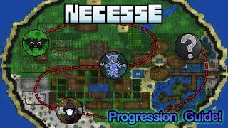 Necesse - Progression Guide in Under 5 Minutes! - Starters Tutorial to Post Game!