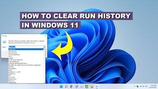 How to Delete Run Command History in Windows 11