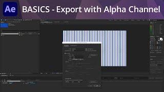 After Effects Tutorial - Export with Alpha Channel