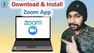 laptop me zoom app kaise download kare | how to install zoom app on laptop | install zoom app