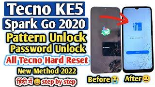 Tecno KE5 (SPARK Go 2020) Hard Reset | Tecno Ke5 Pattern Unlock (Without PC) 2022